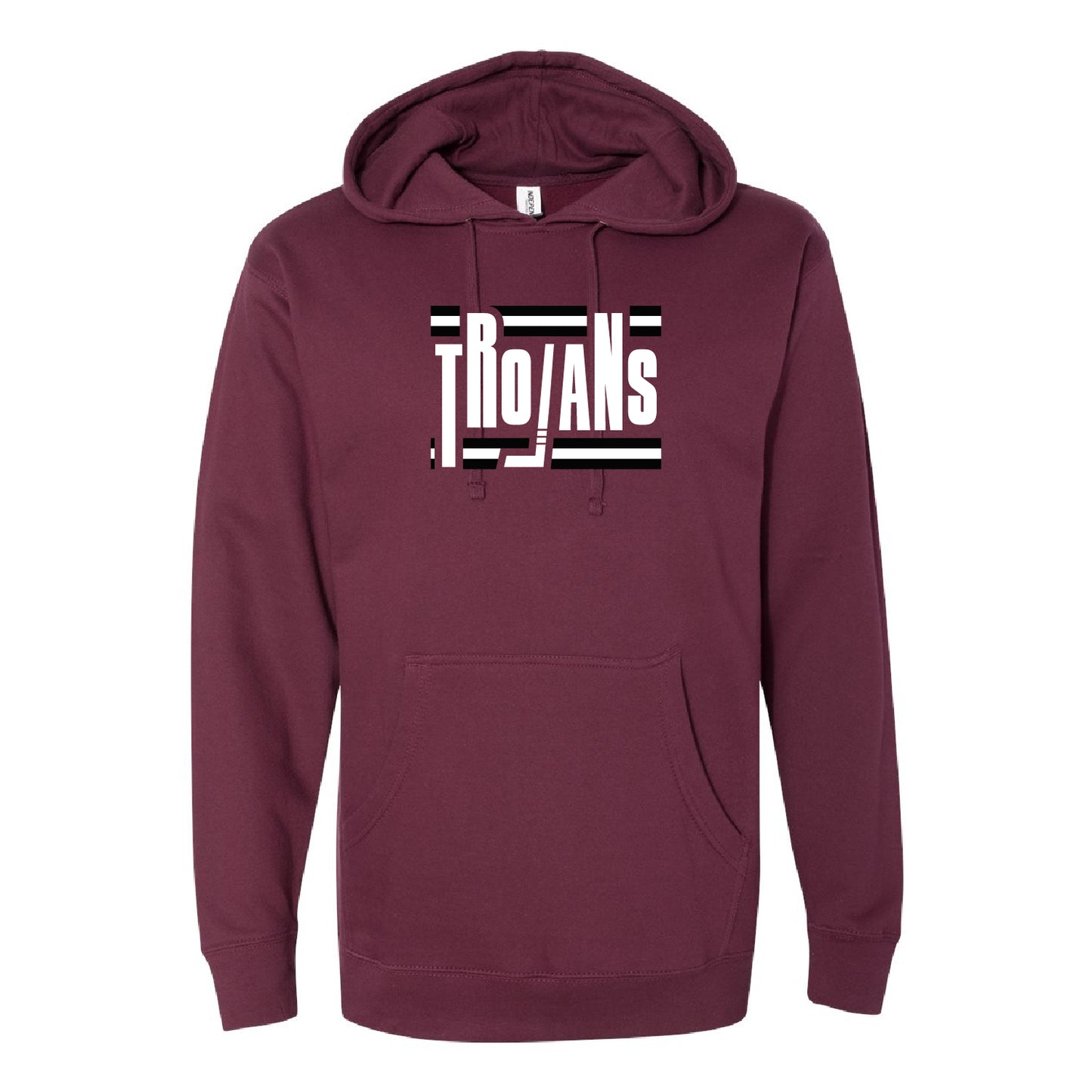 New Prague Fan Apparel Midweight Hooded Sweatshirt (Stick)