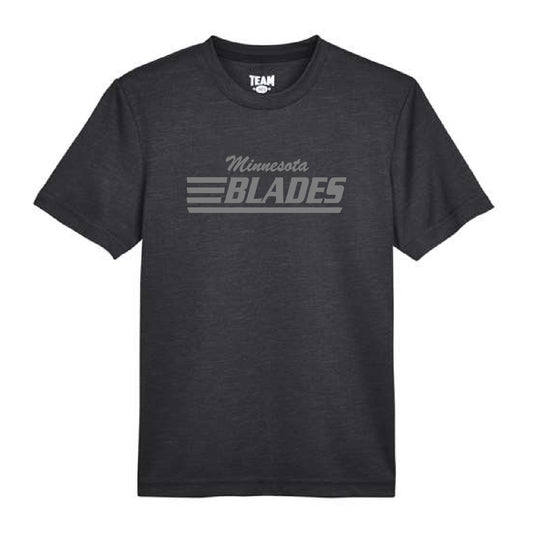 Minnesota Blades Youth Sonic Heather Performance T-Shirt