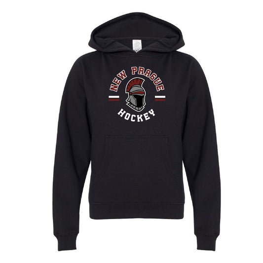 New Prague Fan Apparel Youth Hoodie (Mascot)