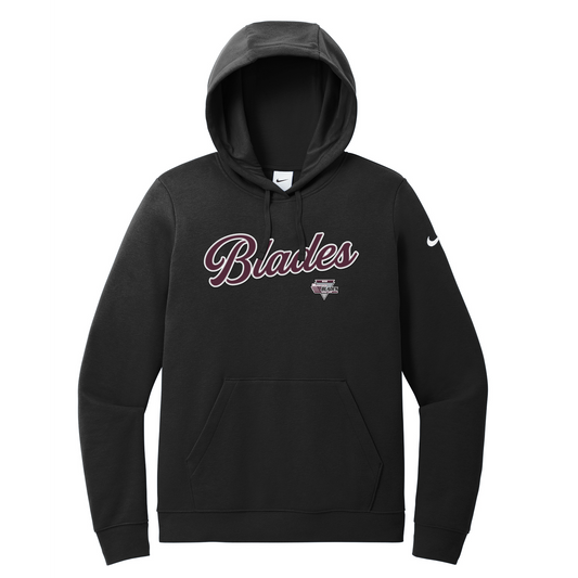 Minnesota Blades Nike Women's Club Fleece Sleeve Swoosh Pullover Hoodie