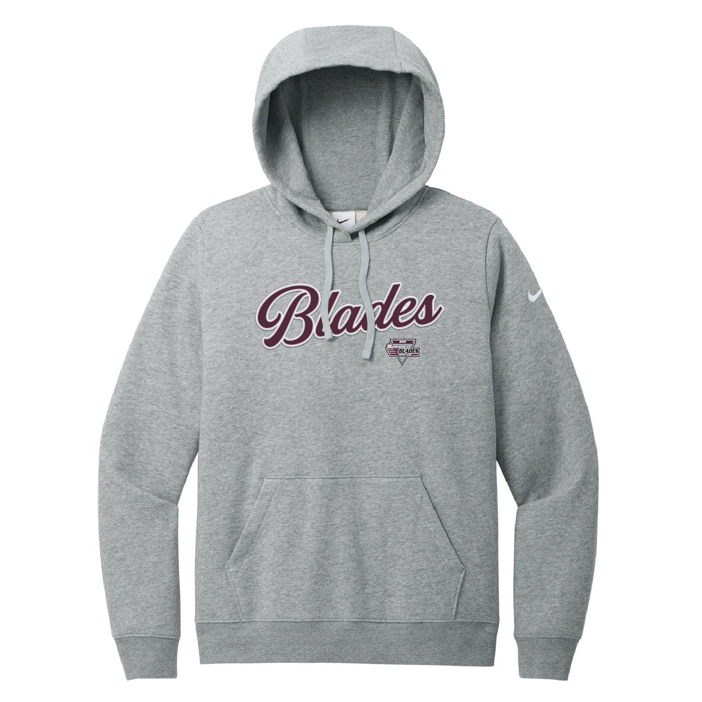 Minnesota Blades Nike Women's Club Fleece Sleeve Swoosh Pullover Hoodie