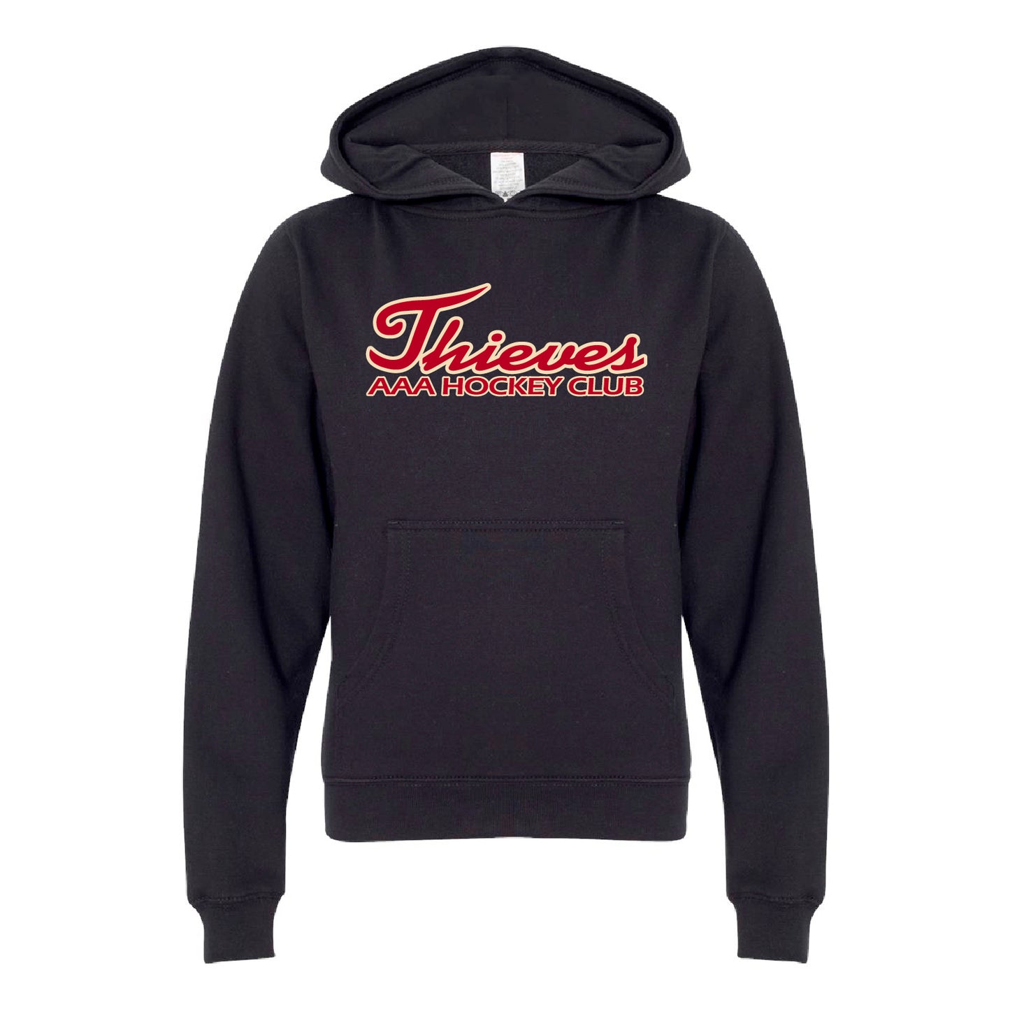 Thieves AAA Hockey Youth Midweight Hooded Sweatshirt Script