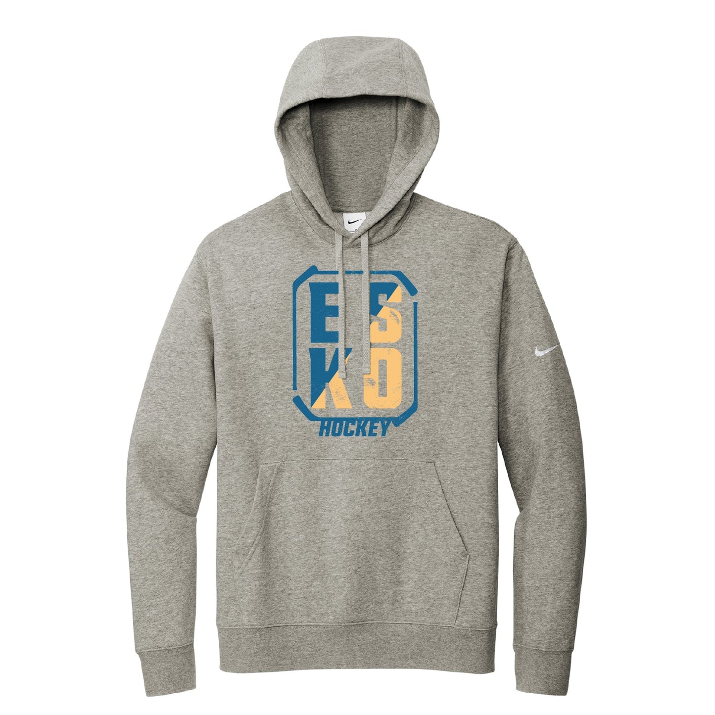 Esko Hockey Nike Club Fleece Sleeve Swoosh Pullover Hoodie