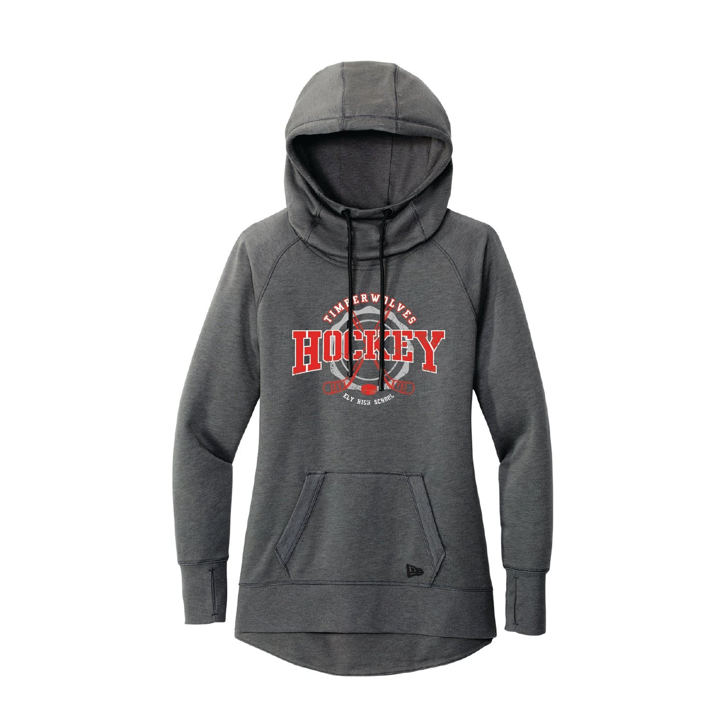 Ely Hockey Ladies Tri-Blend Fleece Pullover Hoodie - DSP On Demand