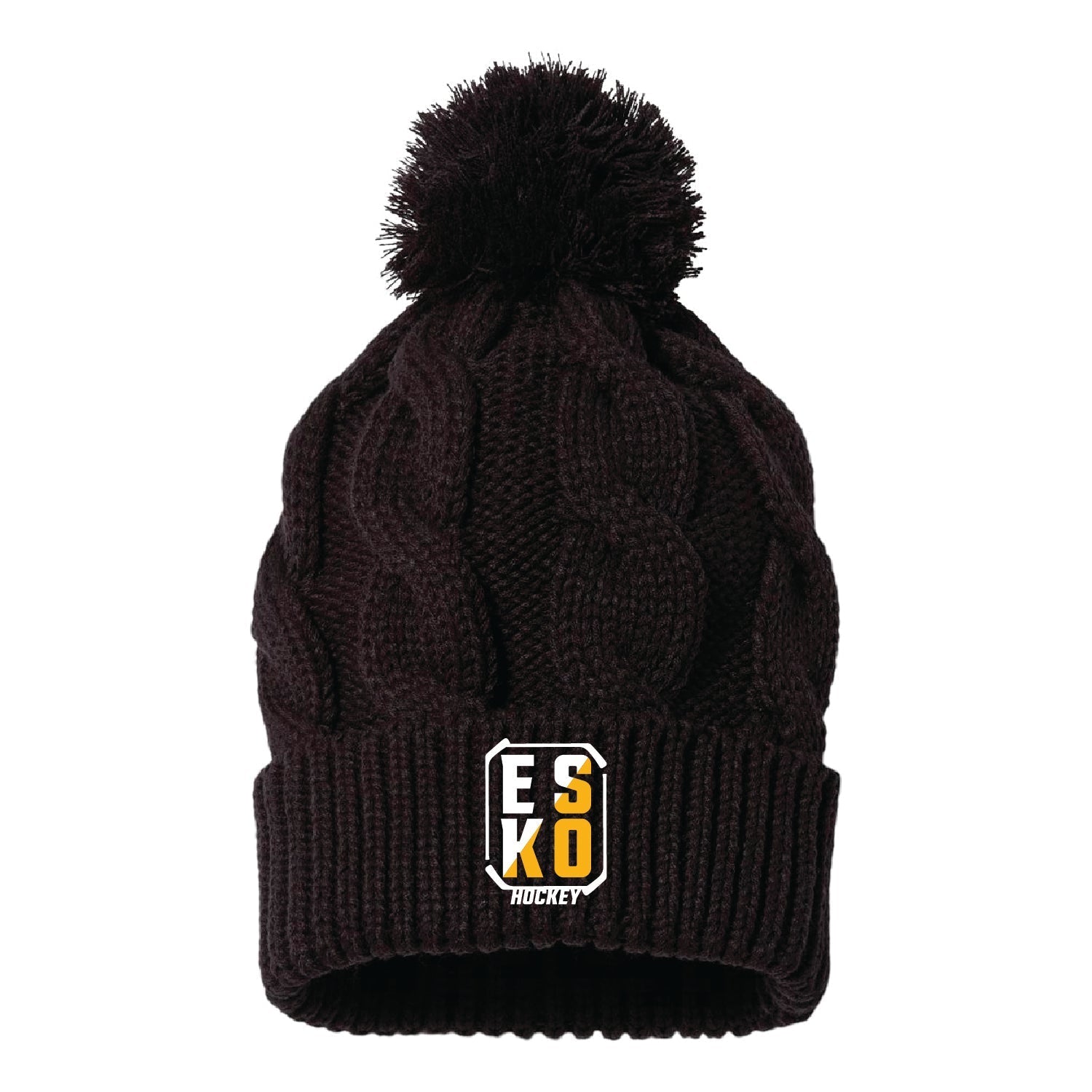 Esko Hockey Chunk Twist Cuffed Beanie - DSP On Demand