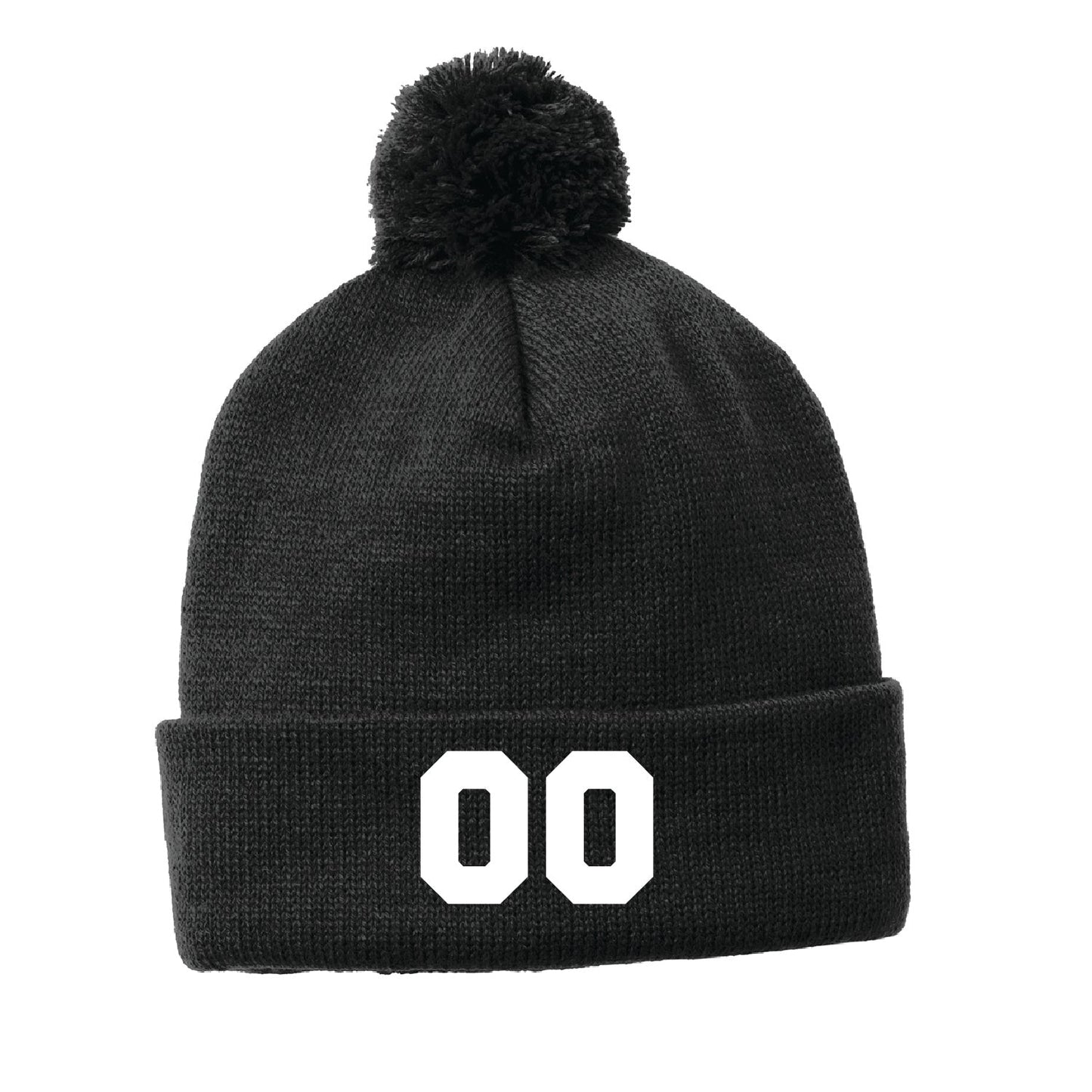 Mesabi East Solid Pom Pom Beanie - DSP On Demand