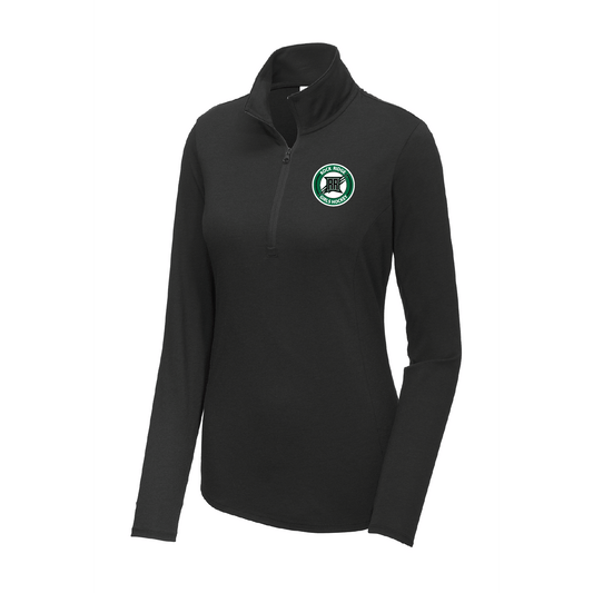 Rock Ridge Girls Hockey LADIES Tri-Blend Wicking 1/4-Zip Pullover - DSP On Demand