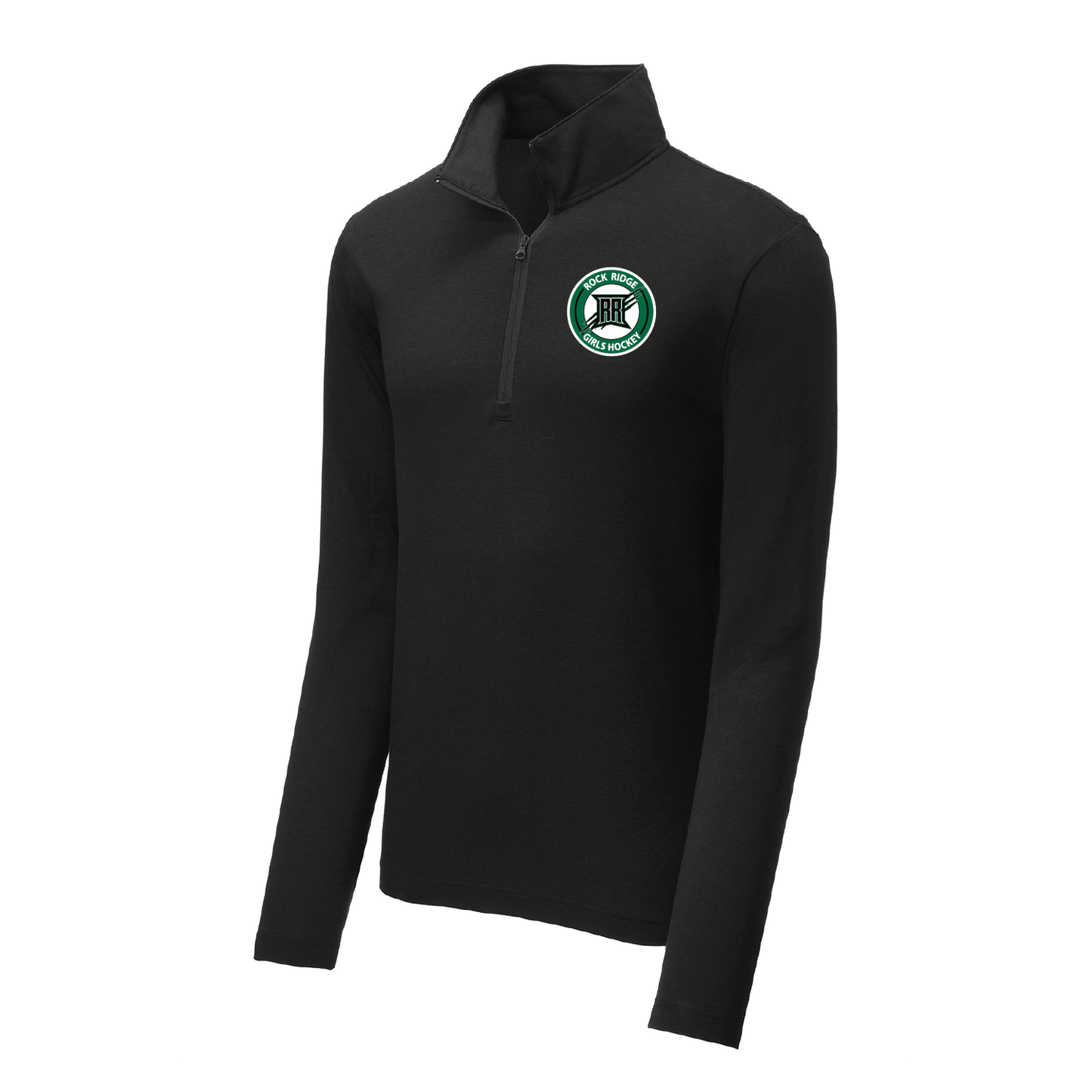 Rock Ridge Girls Hockey UNISEX Tri-Blend Wicking 1/4-Zip Pullover - DSP On Demand