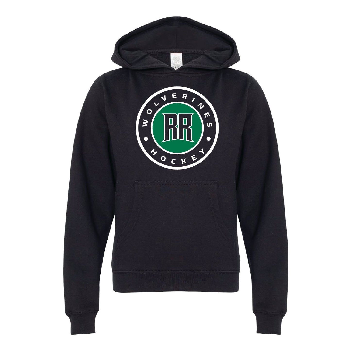 Rock Ridge Wolverines Youth Midweight Hooded Sweatshirt - DSP On Demand