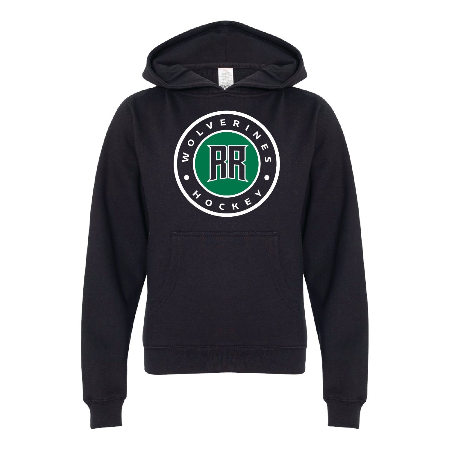 Rock Ridge Wolverines Youth Midweight Hooded Sweatshirt - DSP On Demand